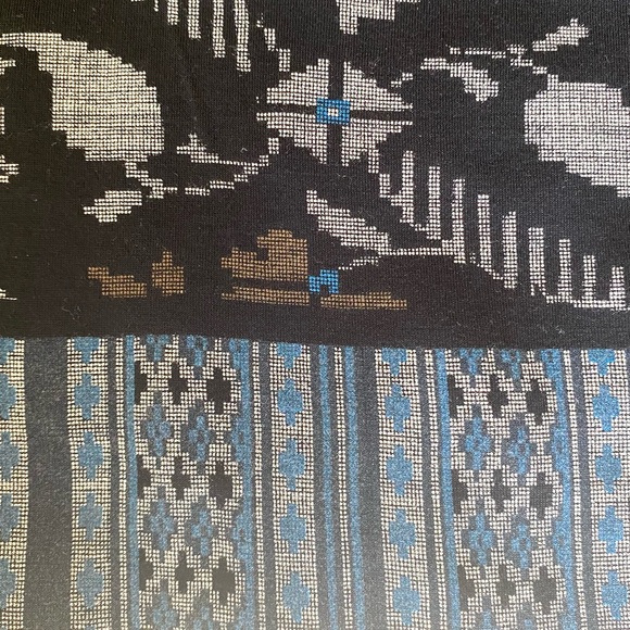 Lucky Brand Embroidered Bell Sleeve Blouse - Picture 9 of 14